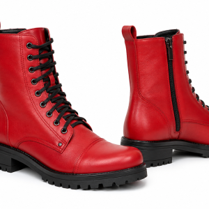 Vanessa Red Boots